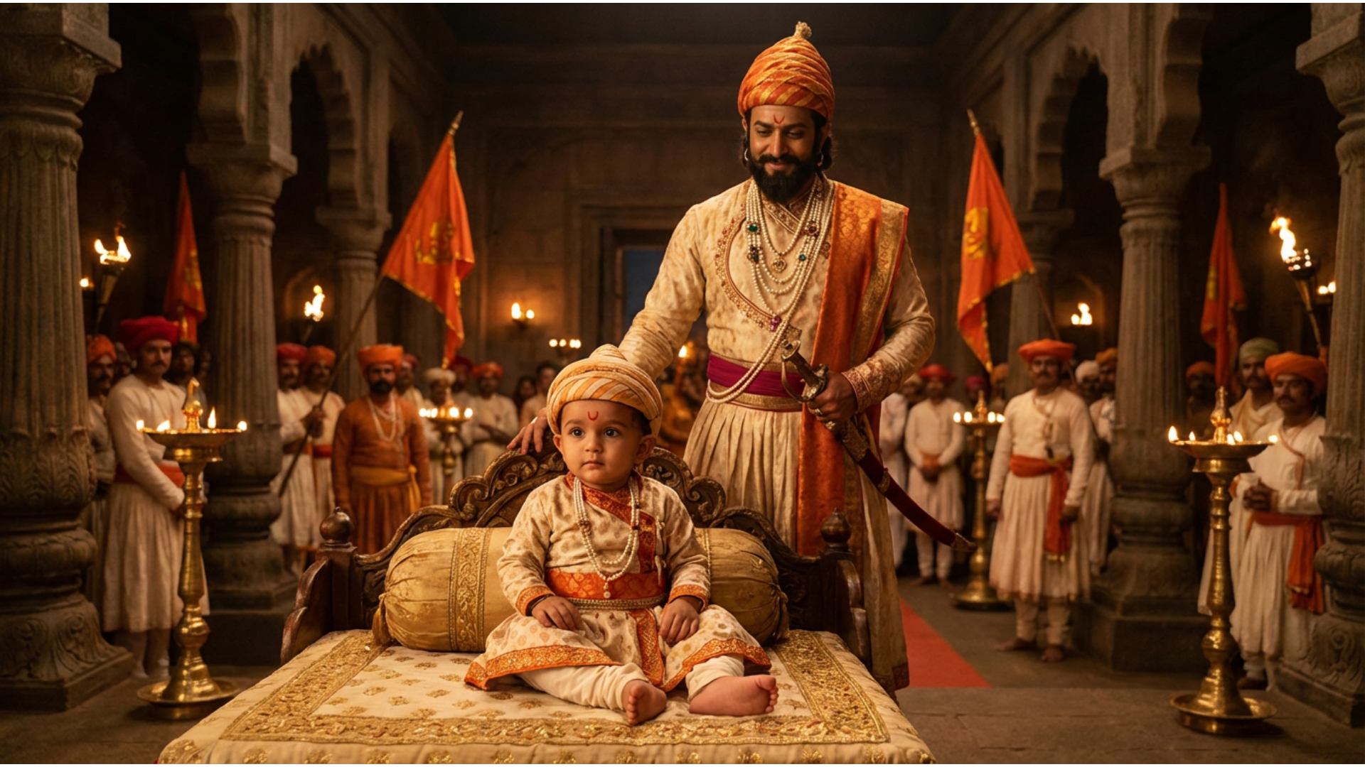 ai face reference baby shivaji maharaj photo filmora