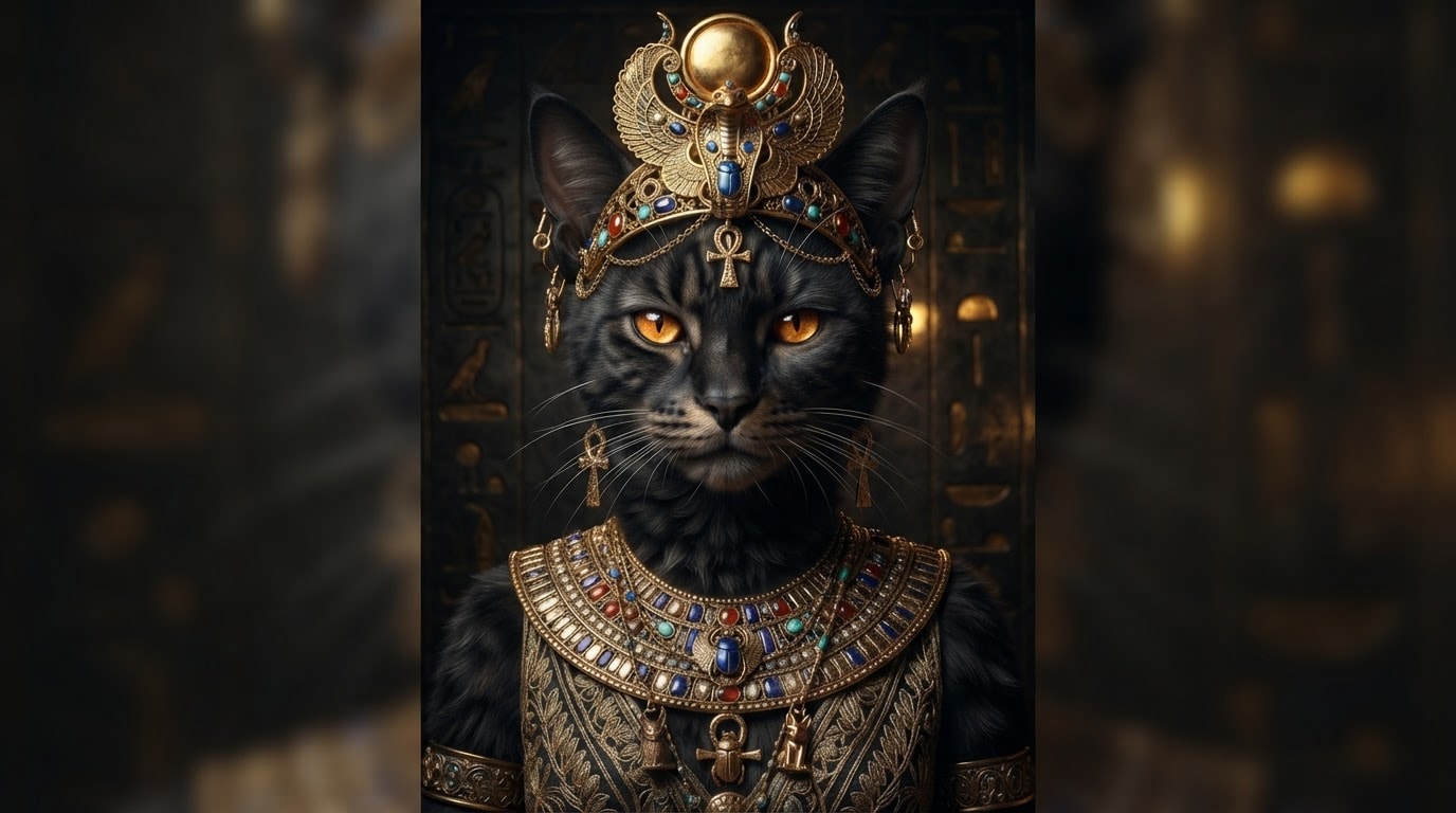 Harness AI models for bastet goddess prompt