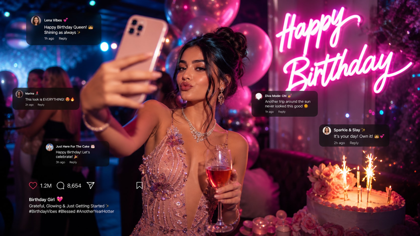 Elevate instagram presence with birthday captions