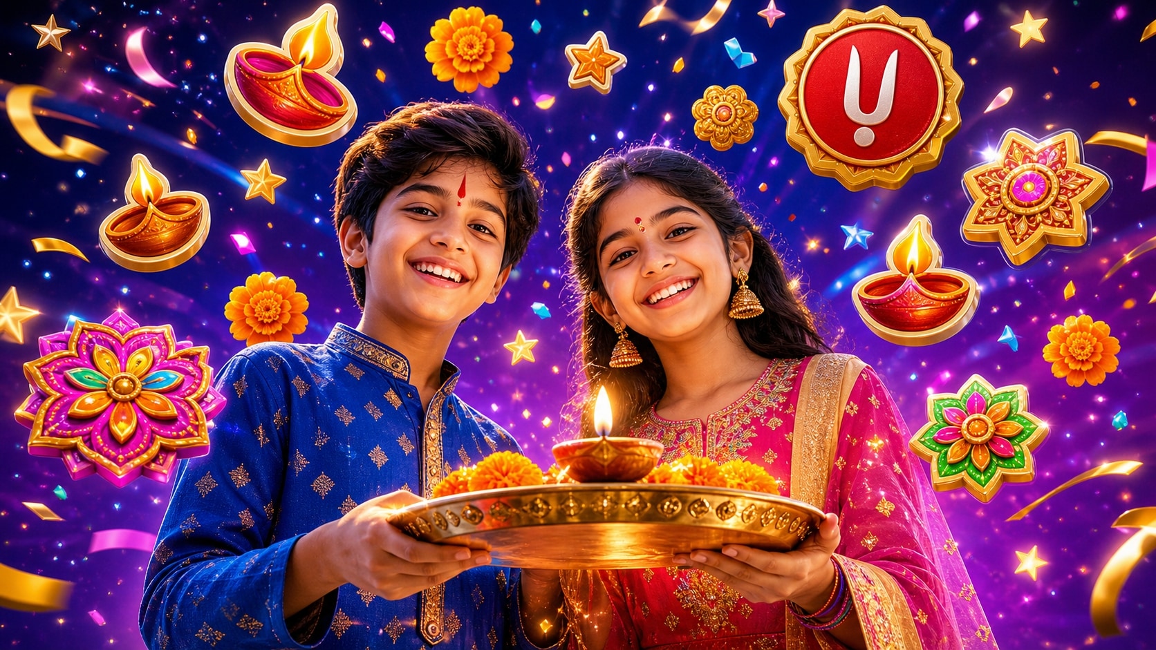 Festive AI Stickers for Bhai Dooj