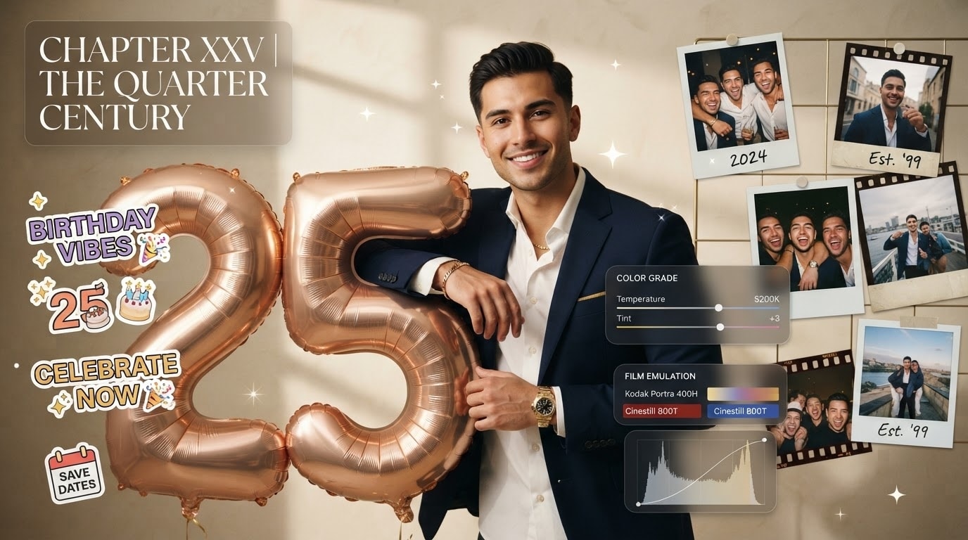 Customize your viral birthday poster