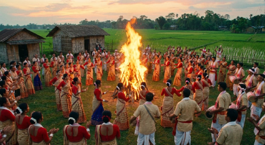 ai bihu dance video generation