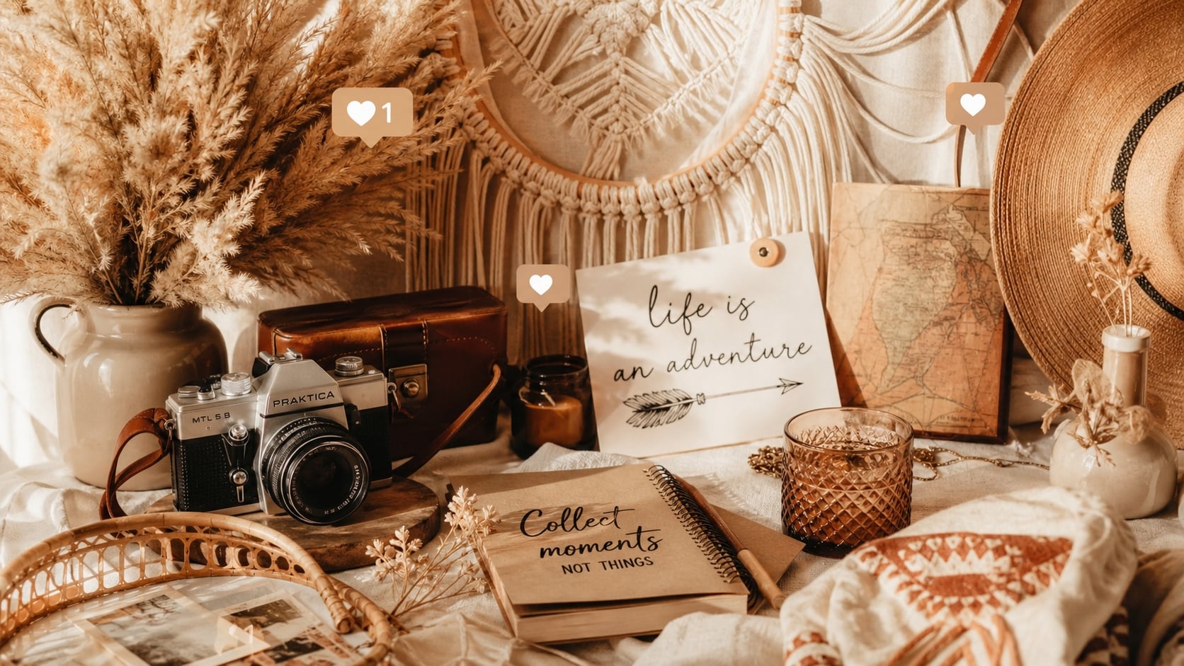 Elevate Social Media Presence with Boho Style Prompts