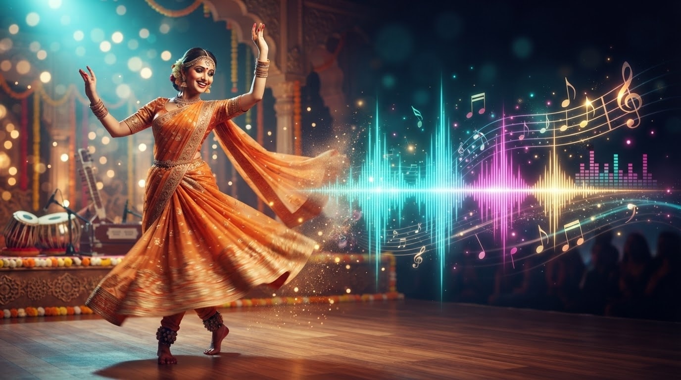 Seamless audio-visual synergy for bollywood dance