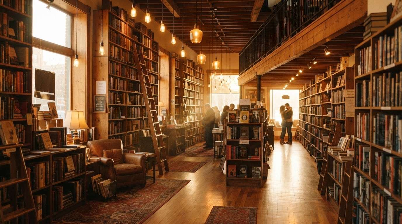 Design perfect bookstore aesthetic with AI prompts