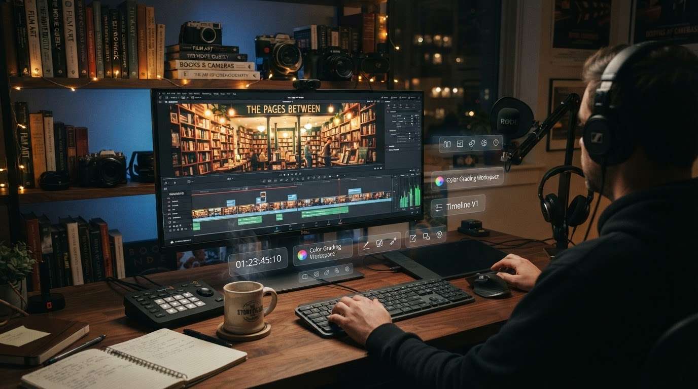 Seamless integration with video editing for ai bookstore photos