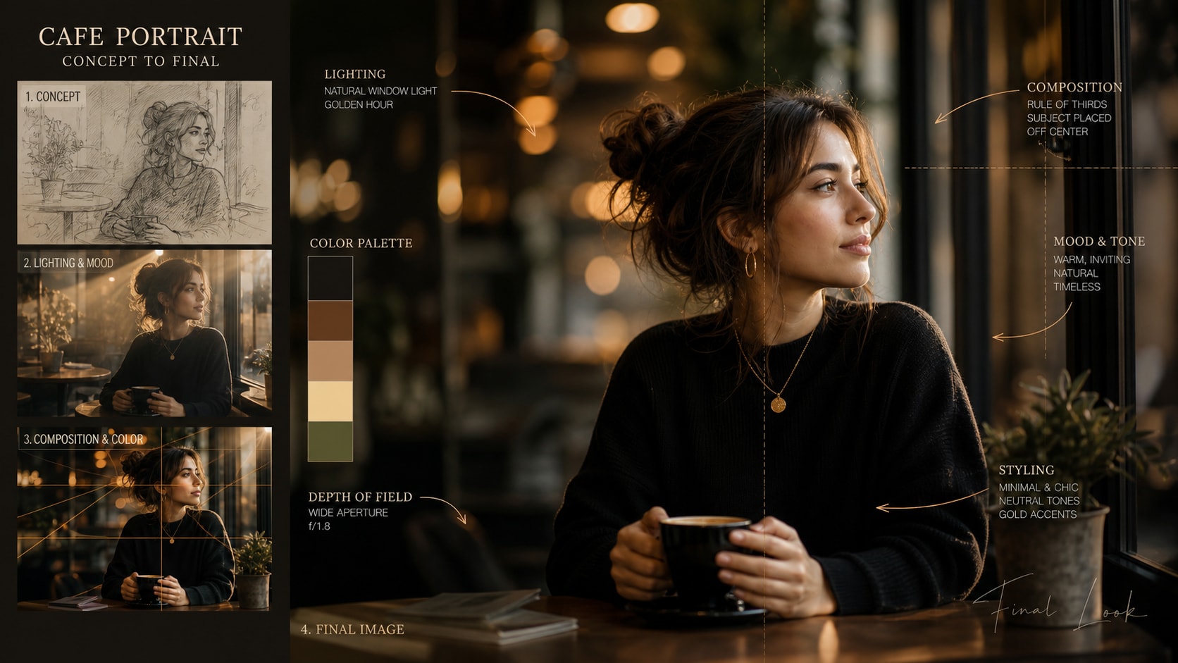 Elevate portraits with cafe photography prompts