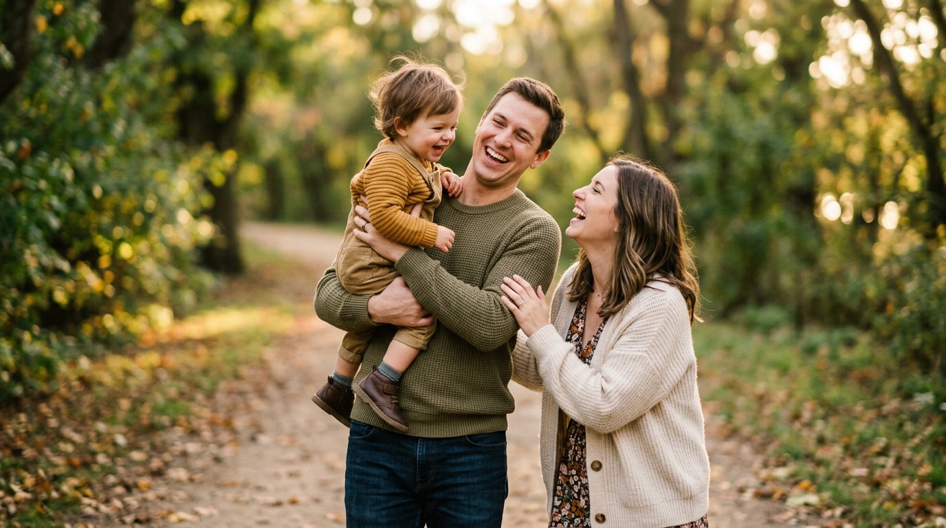 Create intimate portraits using a couple candid photo prompt