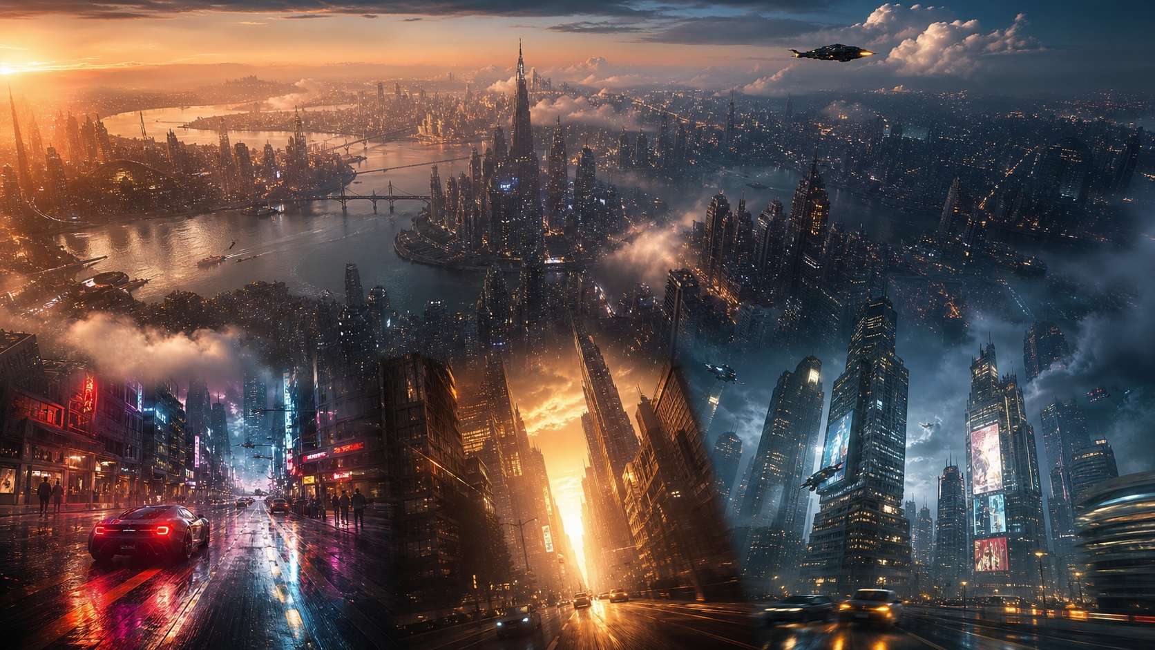 Craft a cinematic virtual city tour
