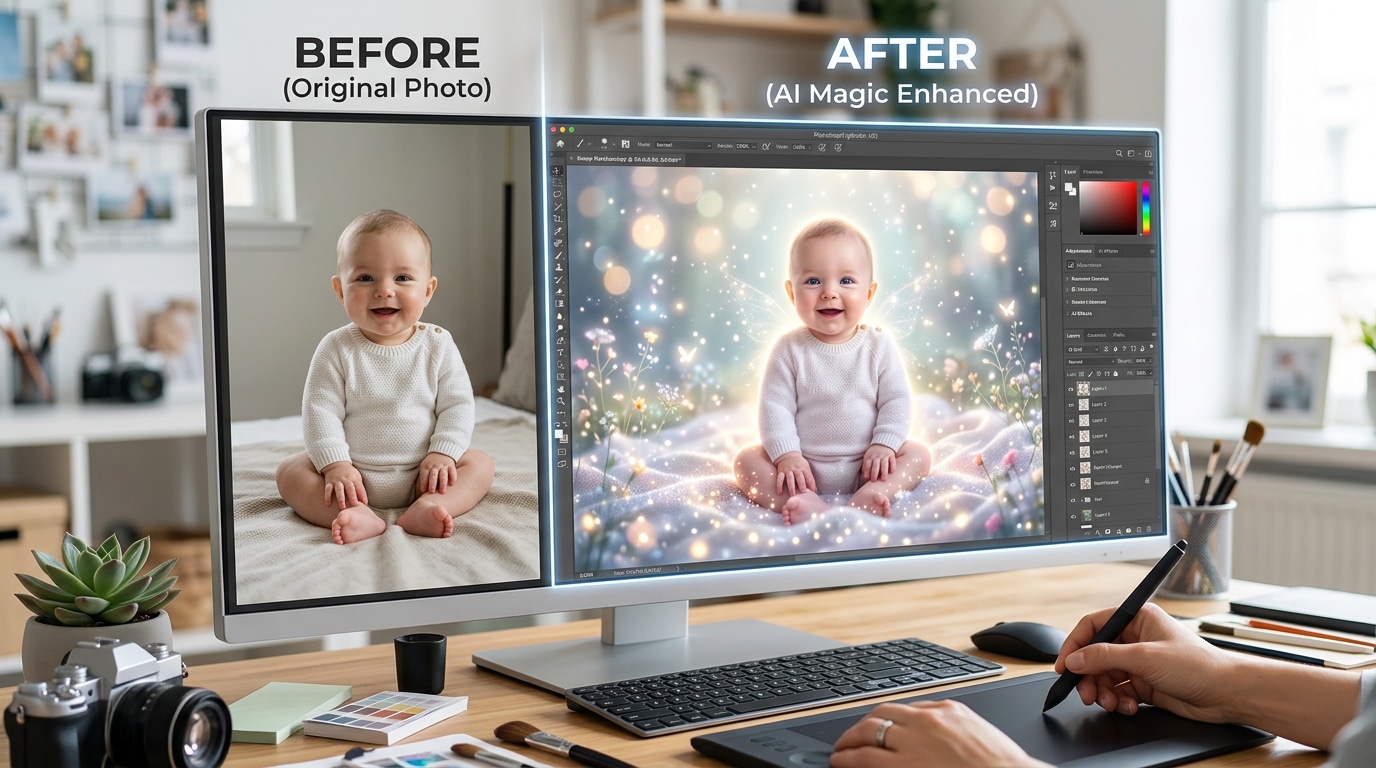 Enhance images with ChatGPT baby photo editing prompts free