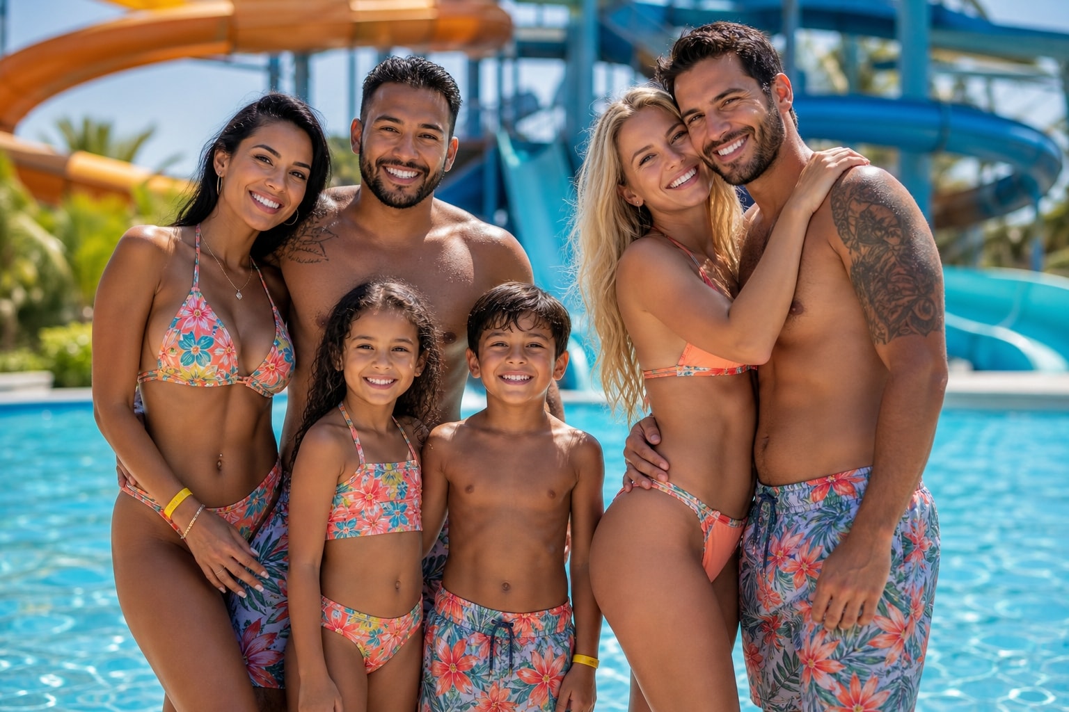 Plan your family and couple waterpark photoshoot ideas