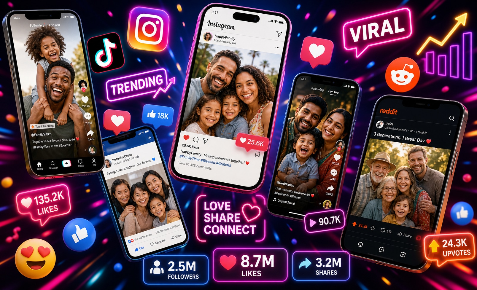 Viral ChatGPT family photo prompt trend on social media