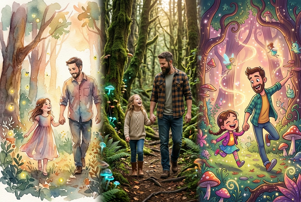 Explore endless artistic styles for family portraits