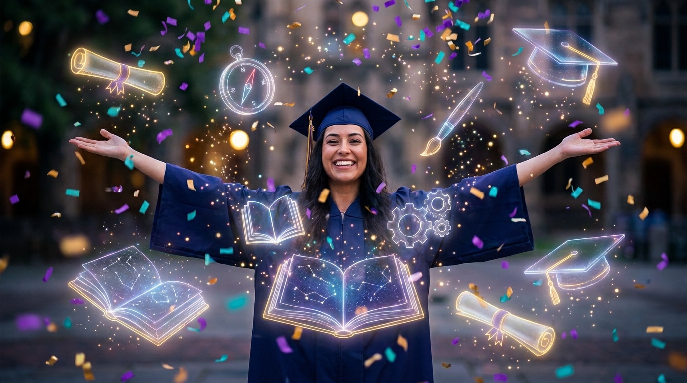 Create social-ready content from graduation photos