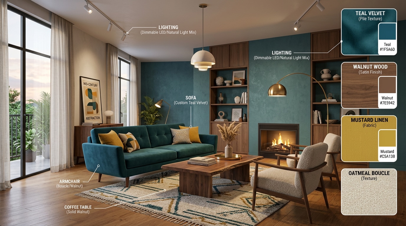 Customize furniture with chatgpt living room image prompt