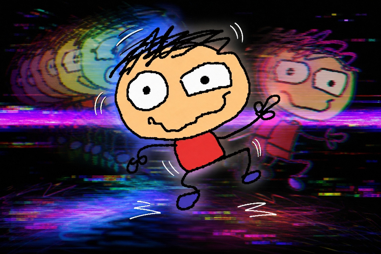 Transform bad drawings into retro animations
