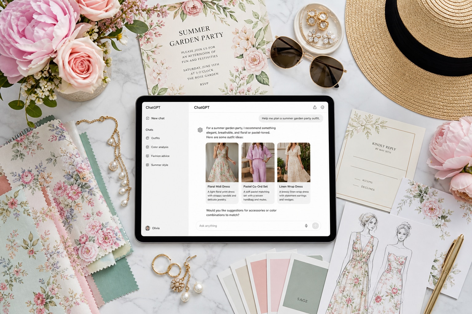 Unlock floral summer garden party outfit ideas