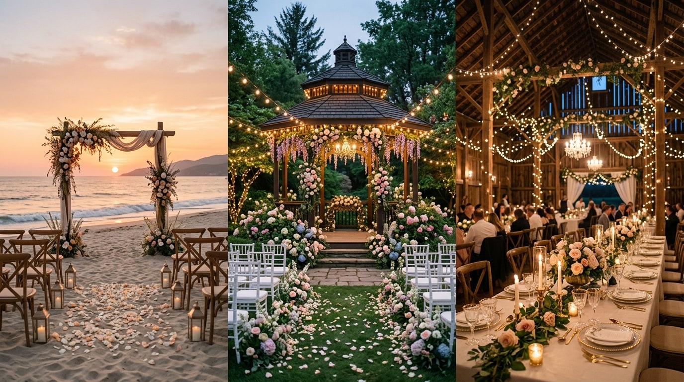 Design stunning wedding venues using wedding prompt ai