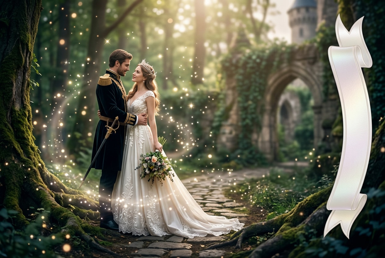 Create beautiful couple portraits with chatgpt wedding prompts for bride and groom