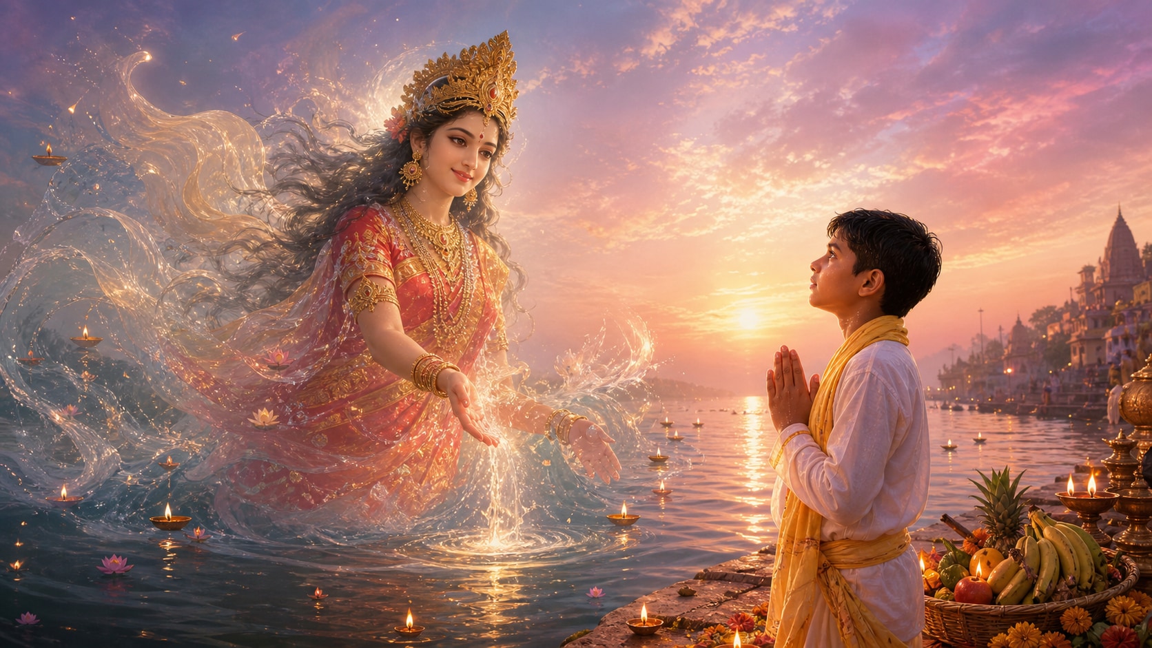 Complete creative control for a Chhath Puja boy photo prompt