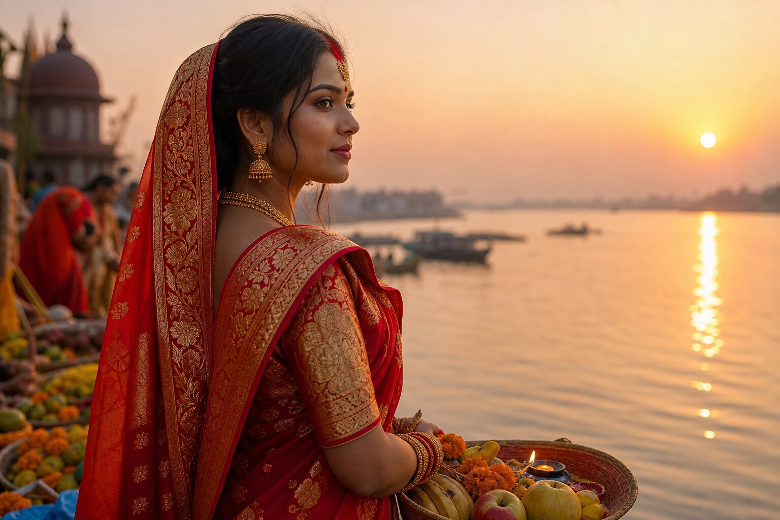 Master the Chhath Puja Saree Girl Prompt