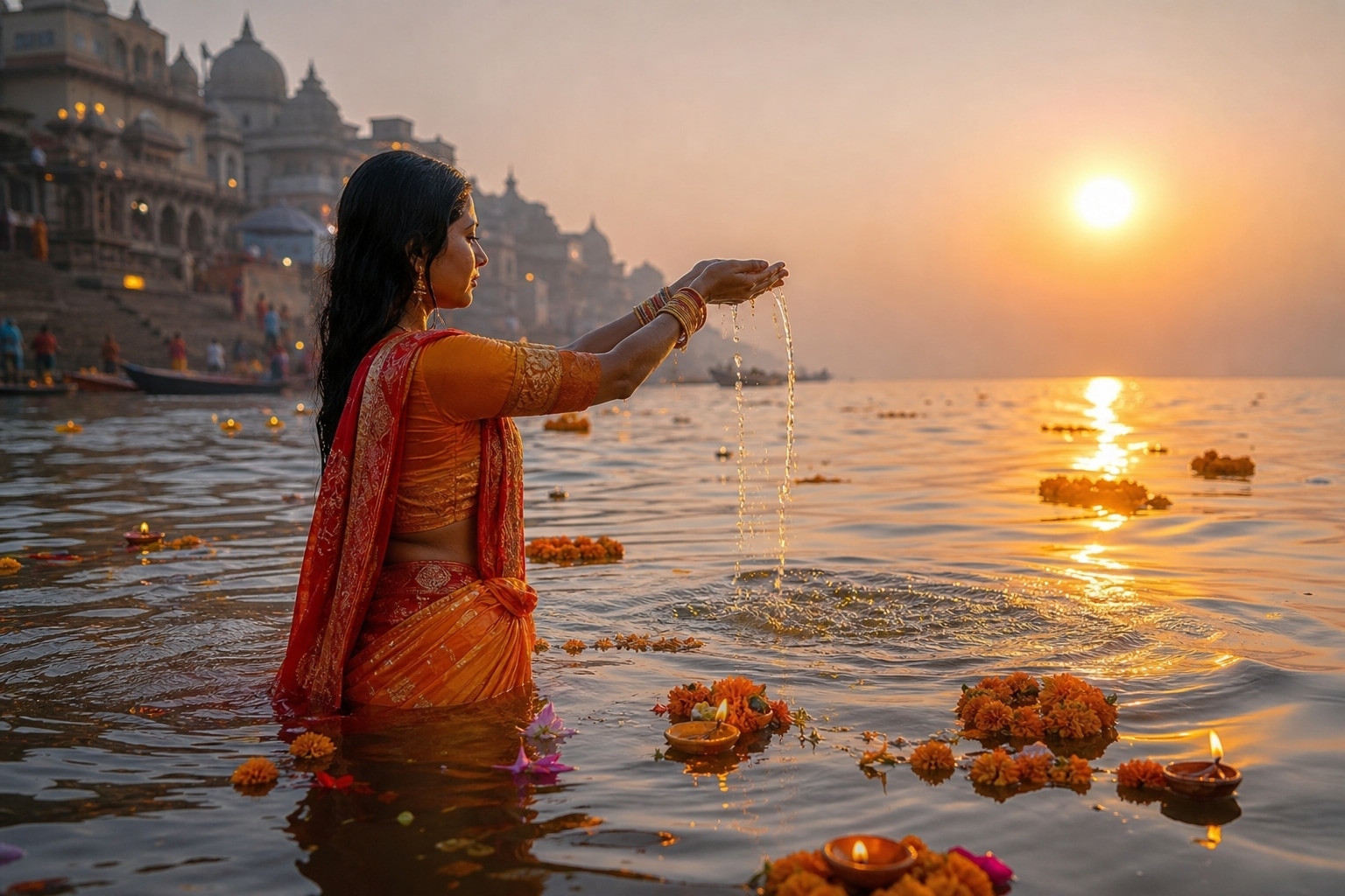 Create Stunning Holy Dip Visuals for Chhath