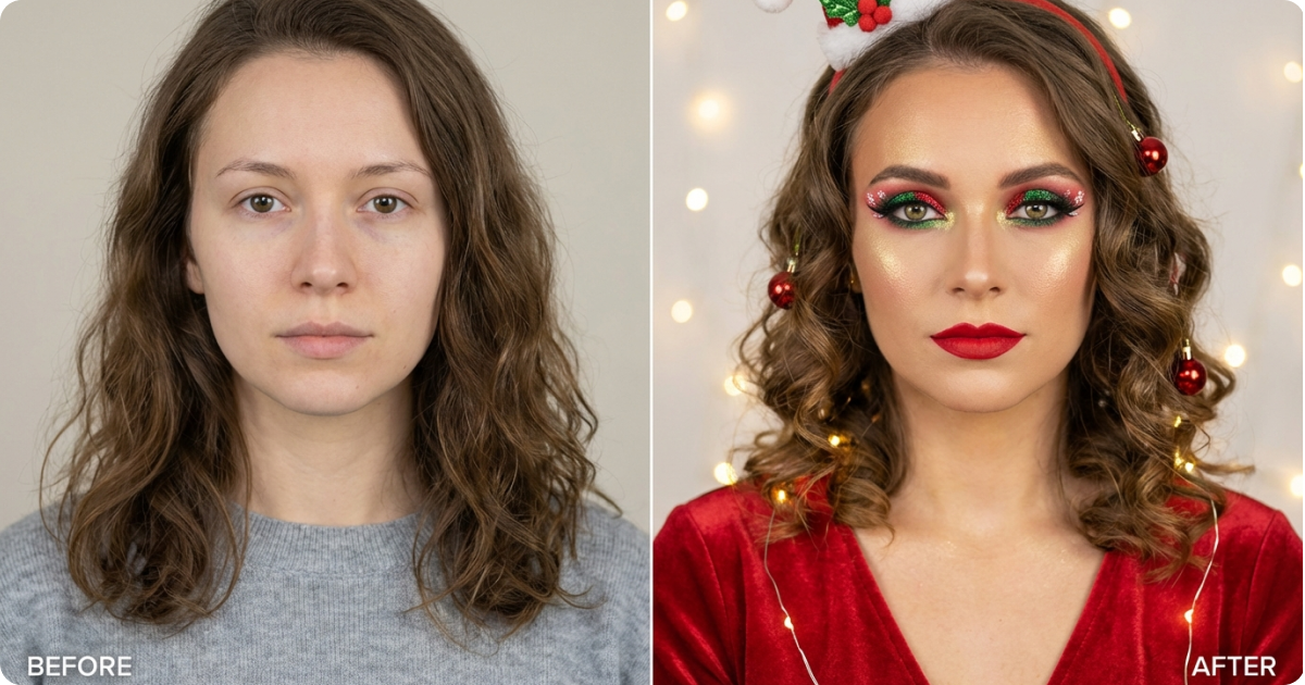 ai christmas makeup generator