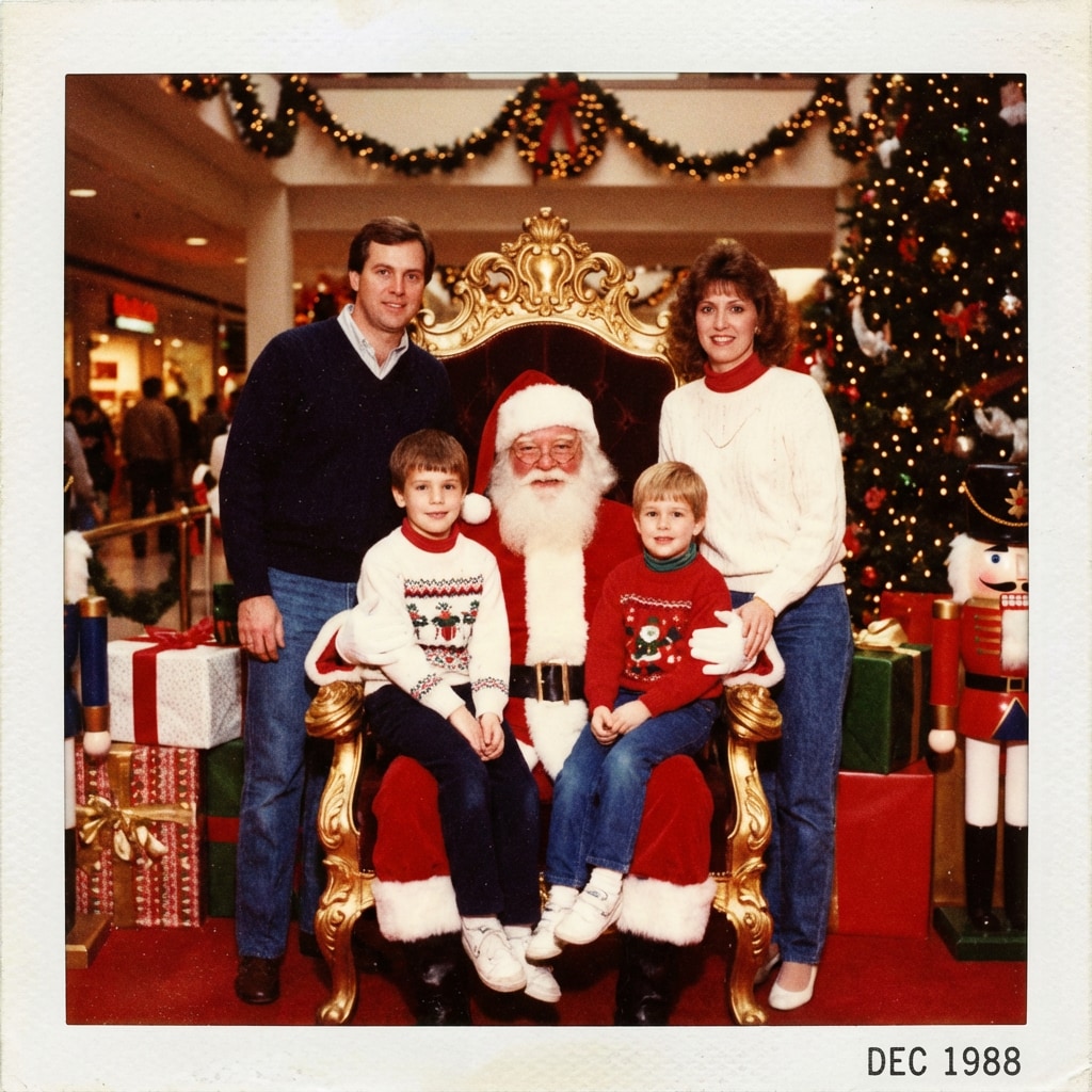 ai christmas polaroid prompts