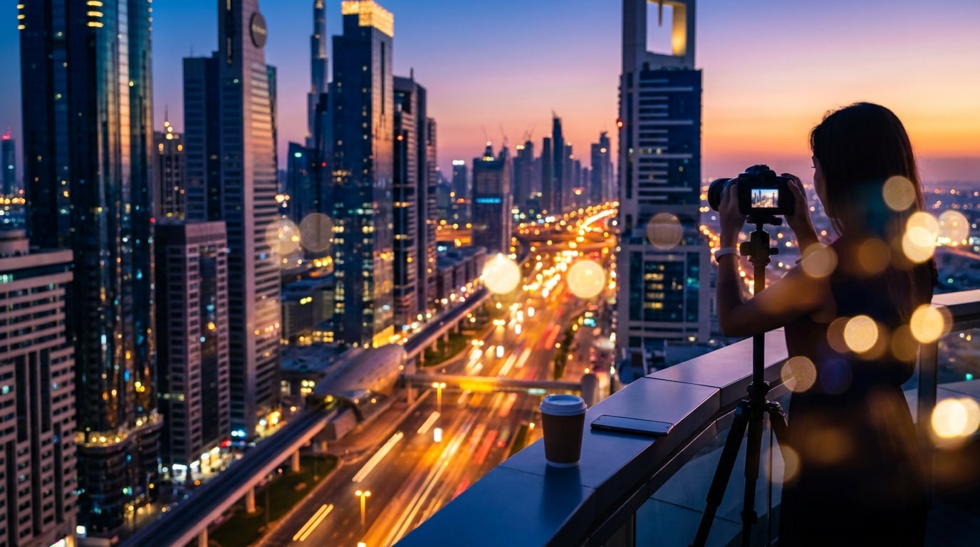Trending and viral night city ai prompts for social media