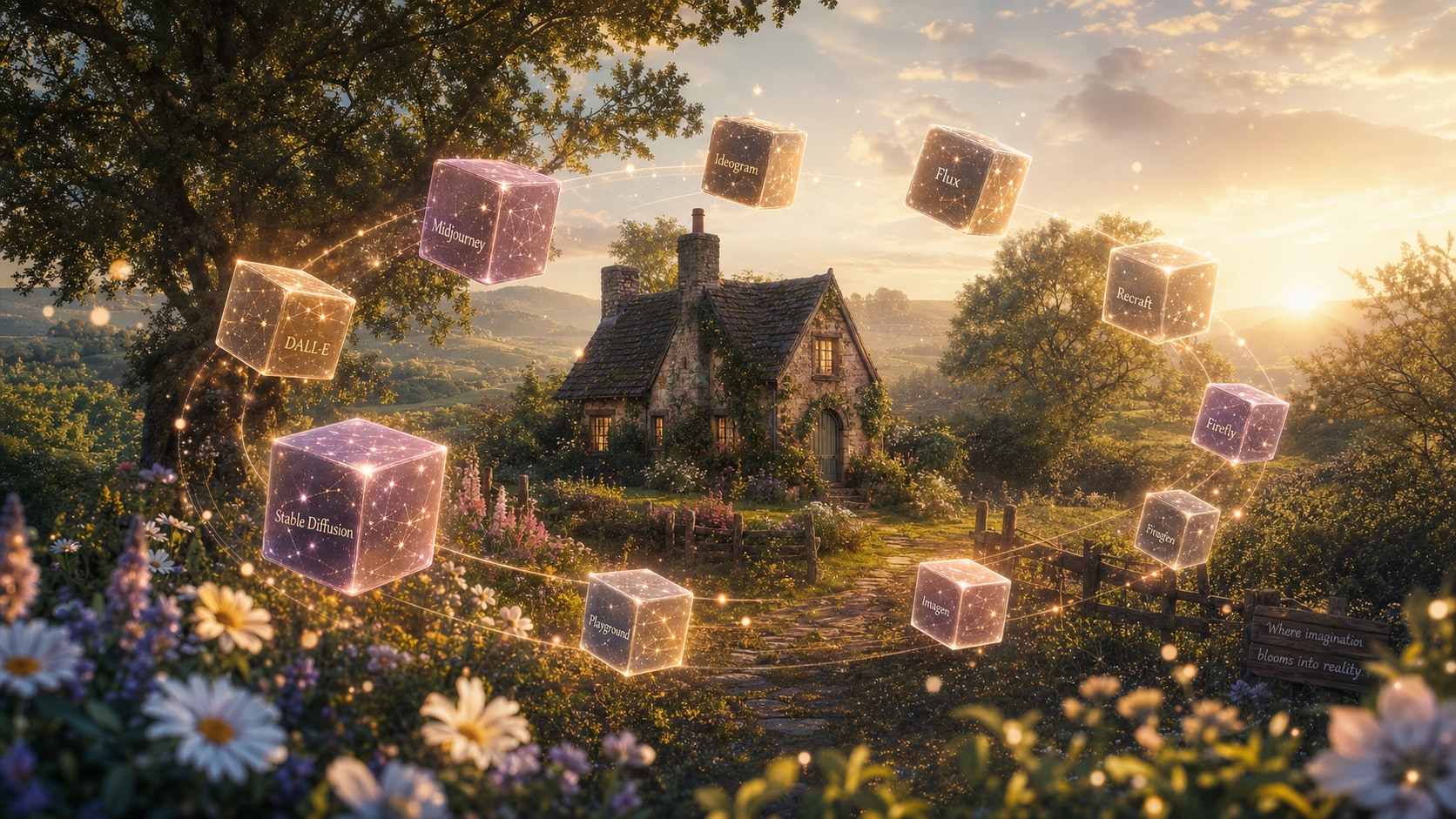 Harness AI Image Models for cottagecore style ai prompts