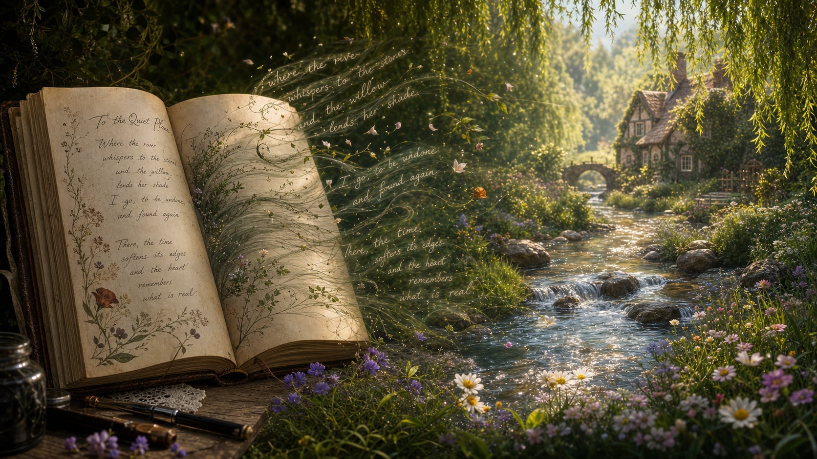Animate your cottagecore image prompts with Filmora