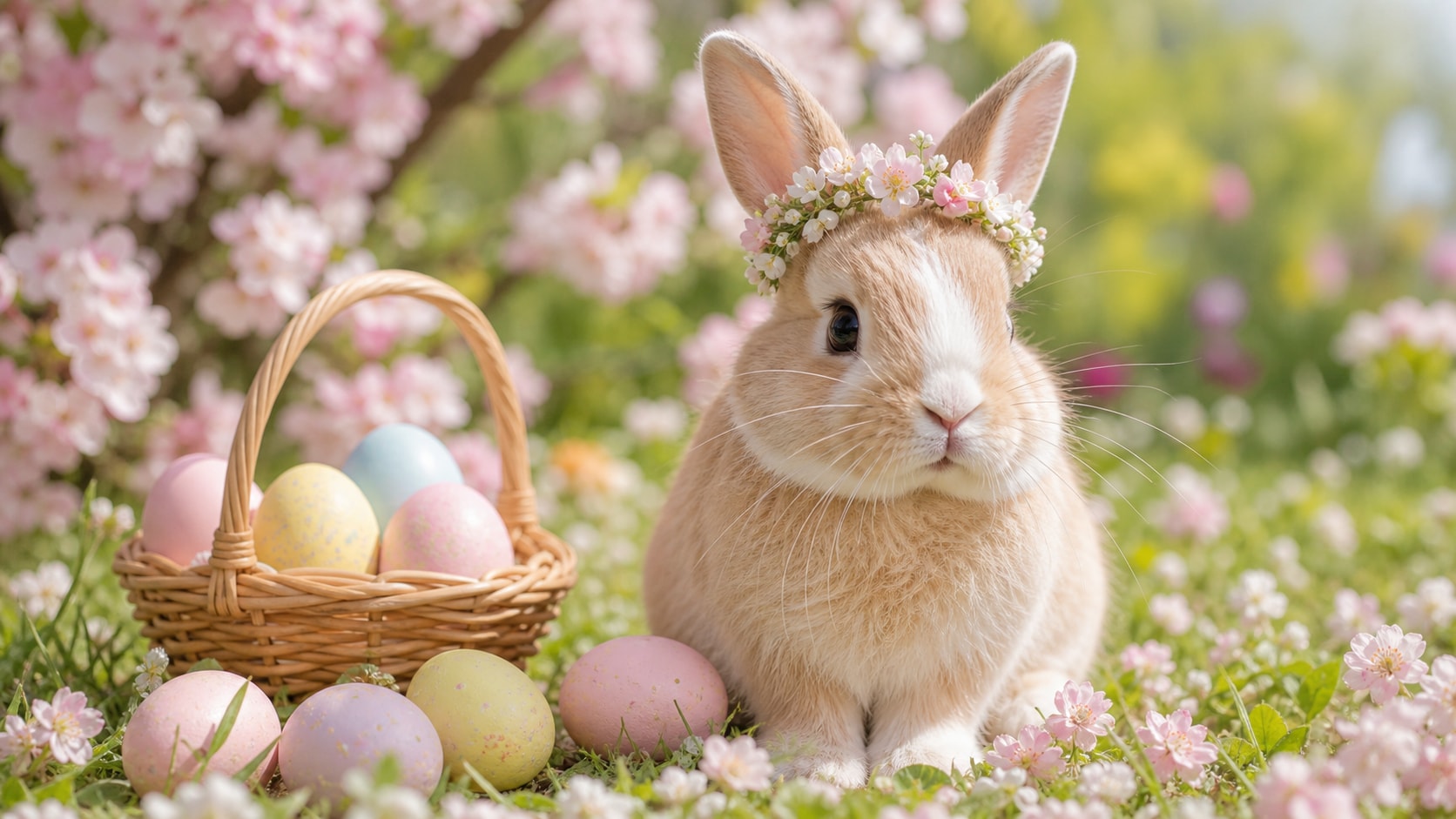 Easter bunny portrait AI prompt feature image