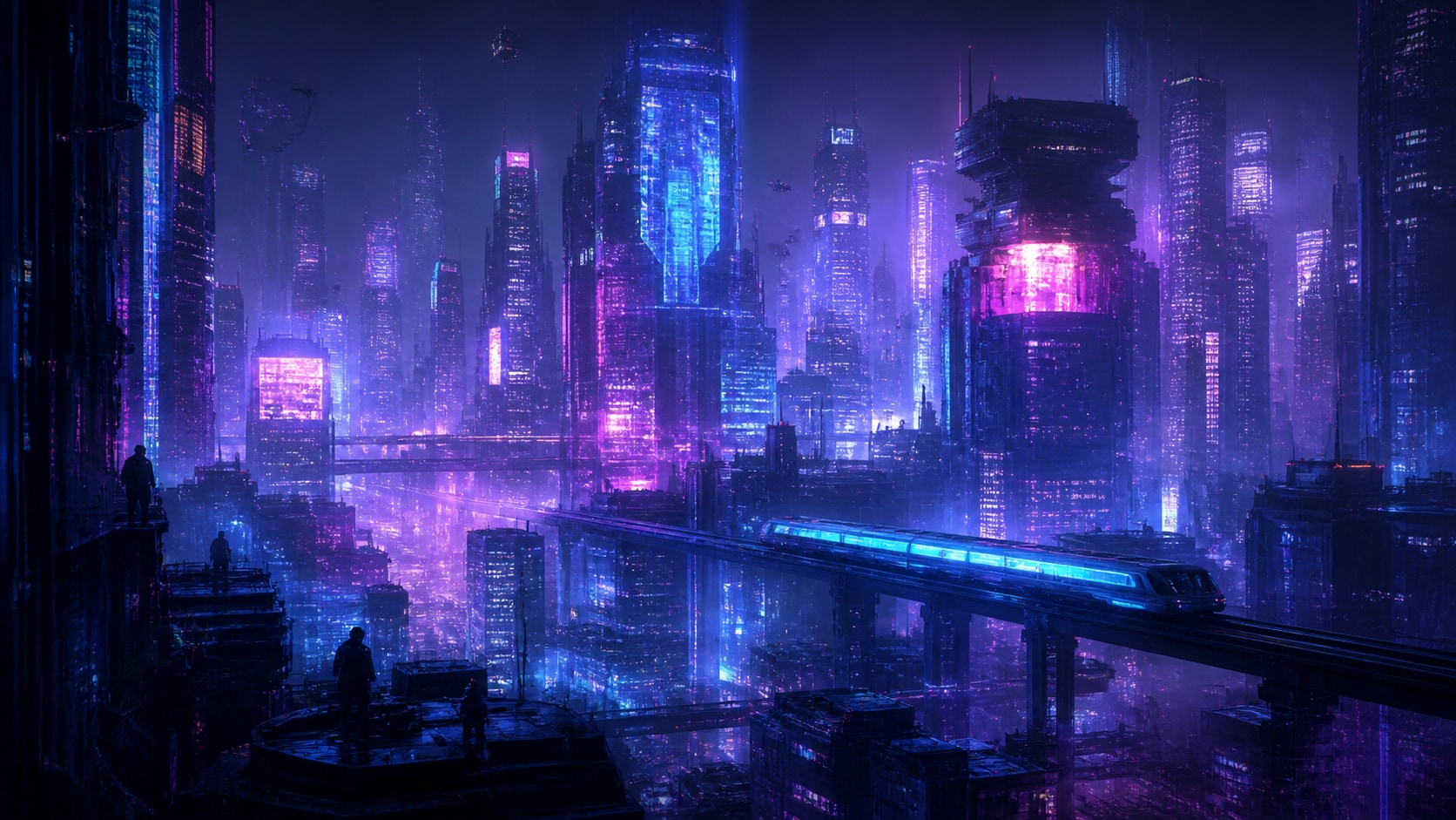 Nano Banana model creating cinematic cyberpunk city variants
