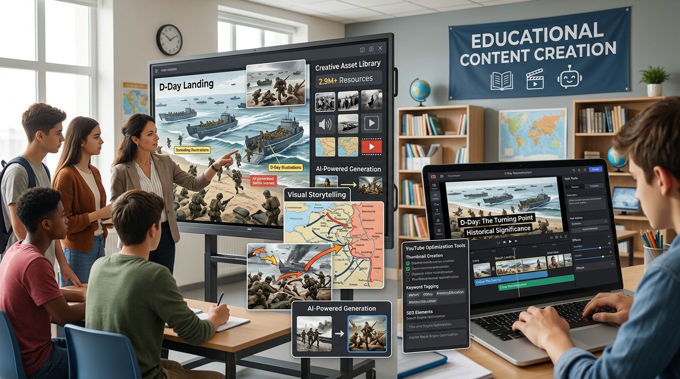 Craft educational and engaging content with D-Day resources