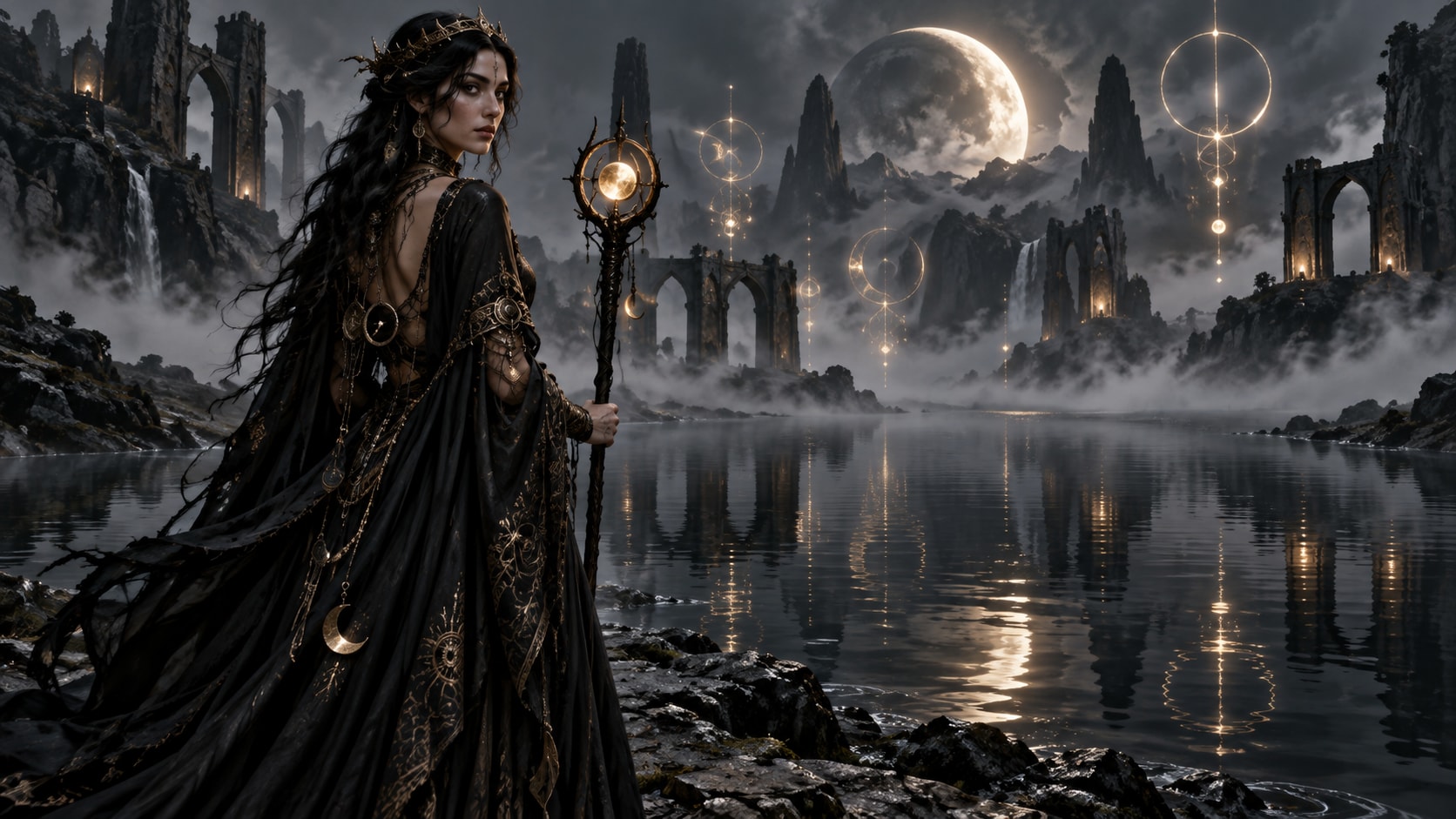 Nano Banana creating alternate dark fantasy prompt variants