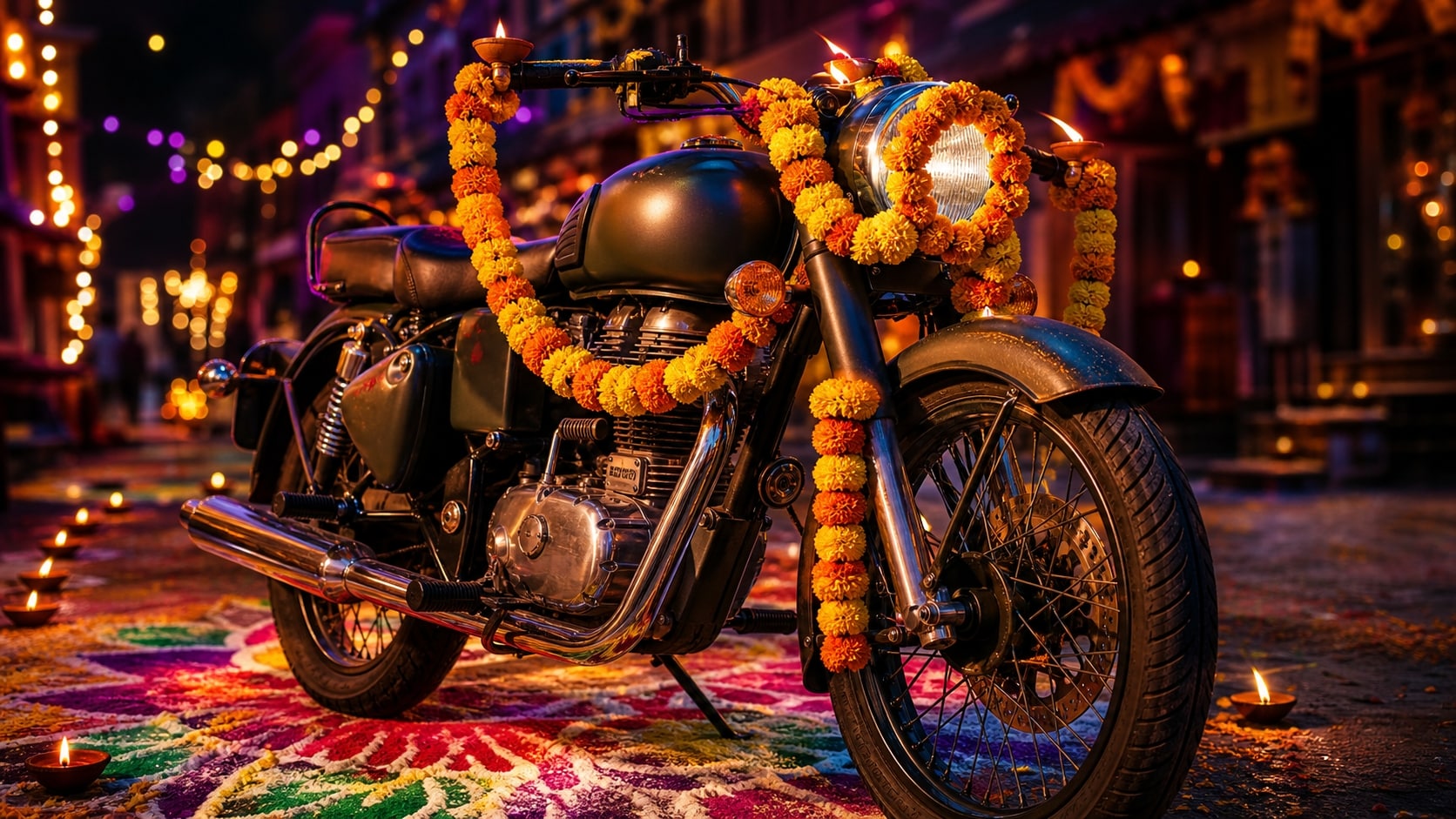 Trending Diwali Bike AI Prompts
