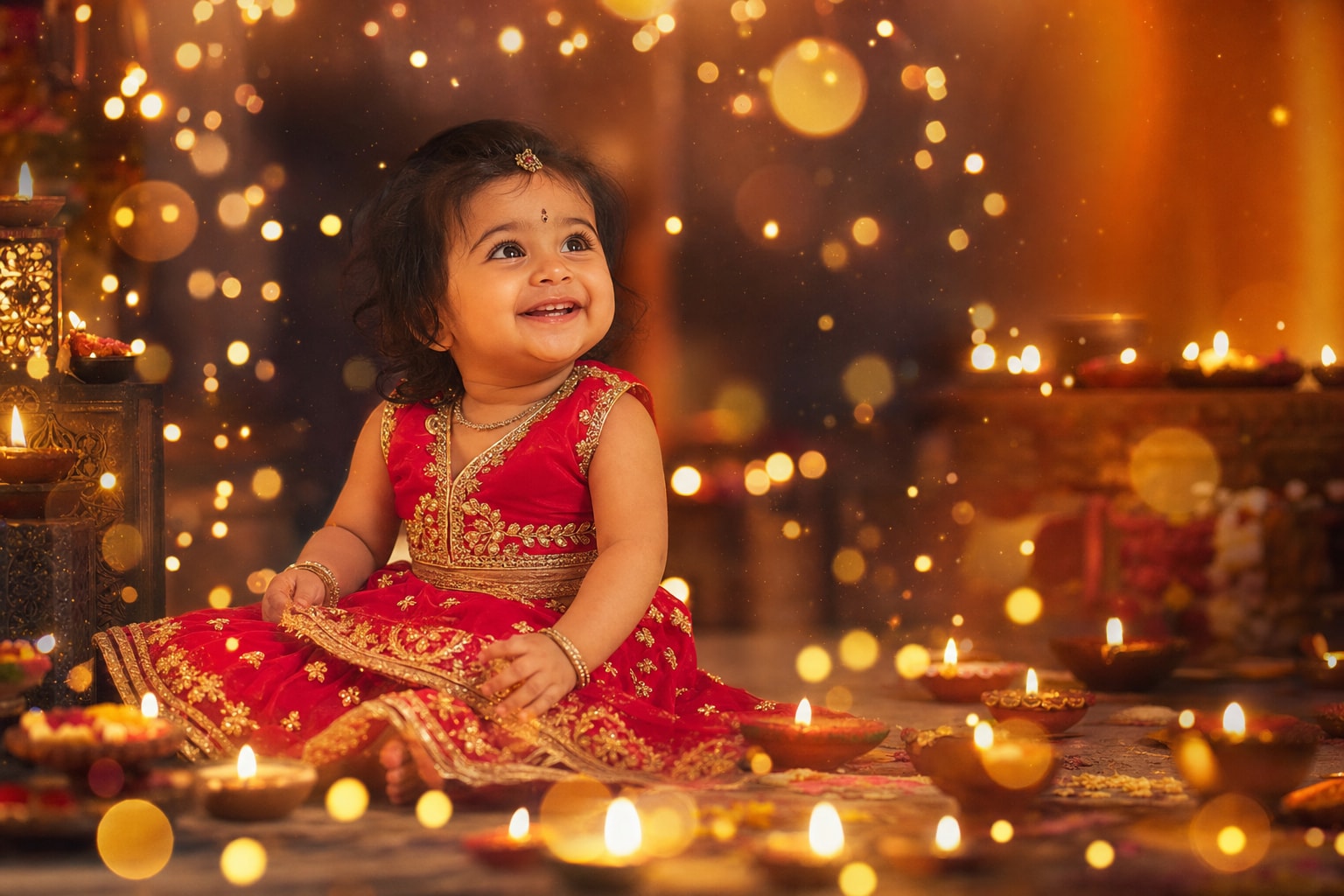 Craft magical festive memories with diwali baby prompt