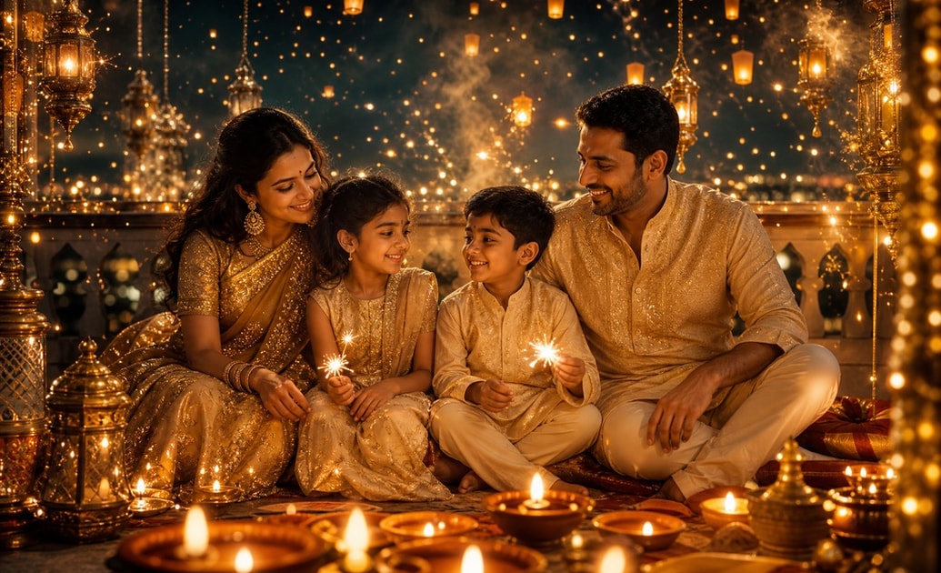Elevate your edits with ai tools and diwali family photo prompts