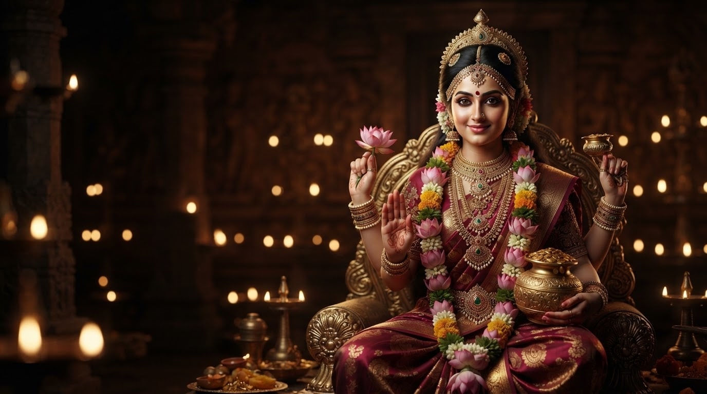 Craft divine portraits with Goddess Lakshmi AI prompts