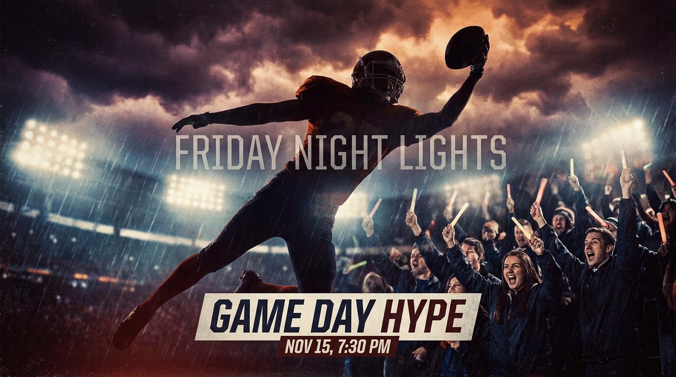 Master The Double Exposure Football Poster Prompt