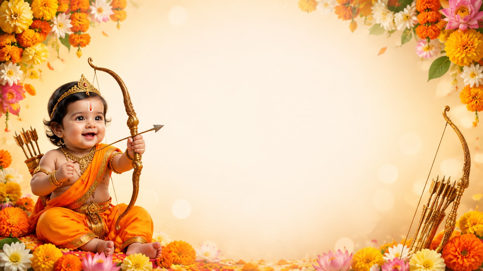 Dussehra baby prompt still image converted into video in Filmora