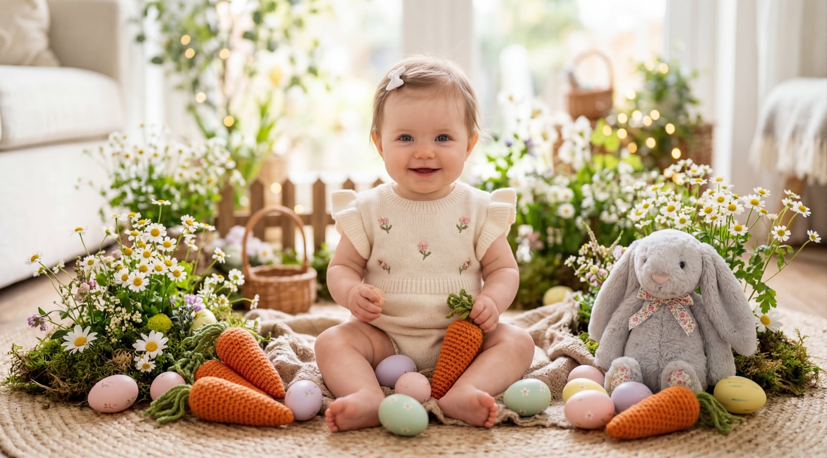 Easter Baby AI Photo Generation