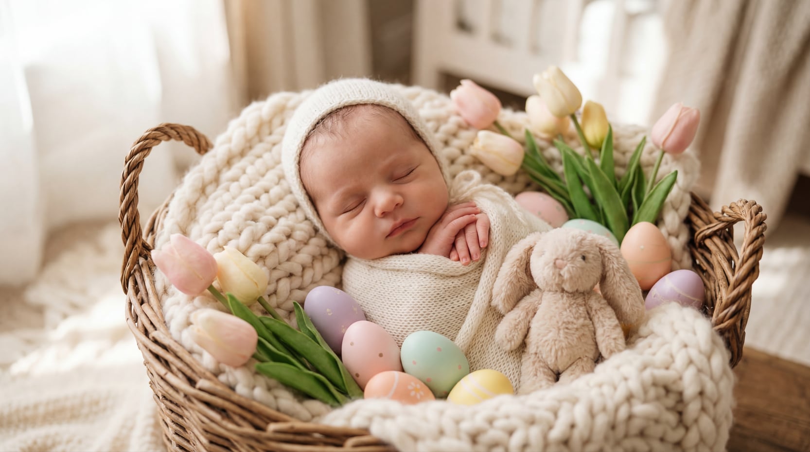 Easter Baby Photo Editing