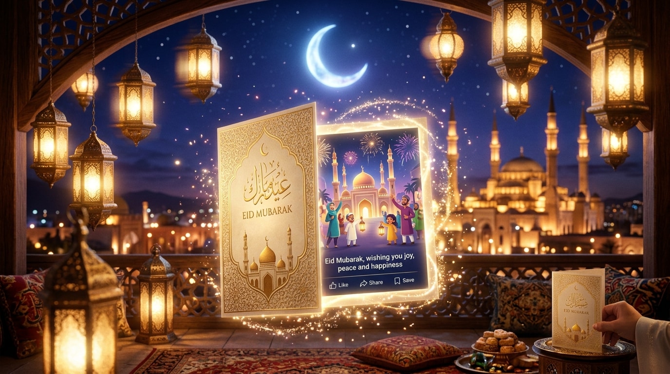 Animated video greeting for Eid al Adha