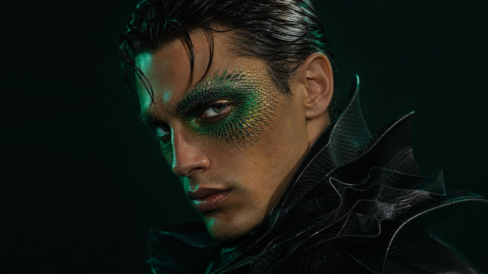 Preview halloween makeup male looks with Filmora