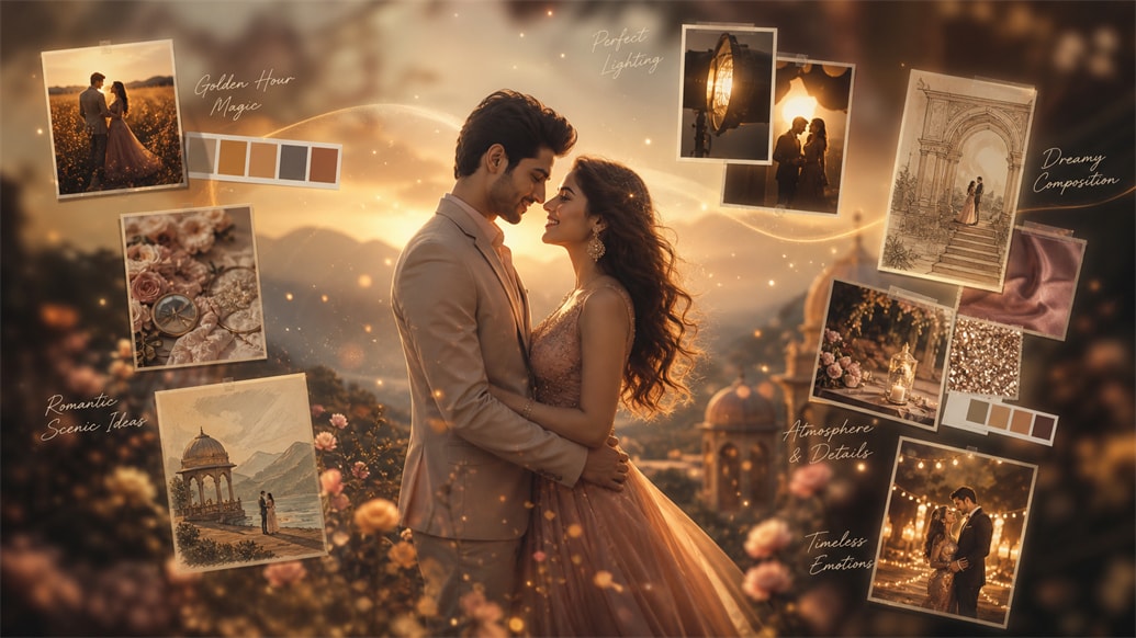 Visualize your dream aesthetic with an engagement photo prompt