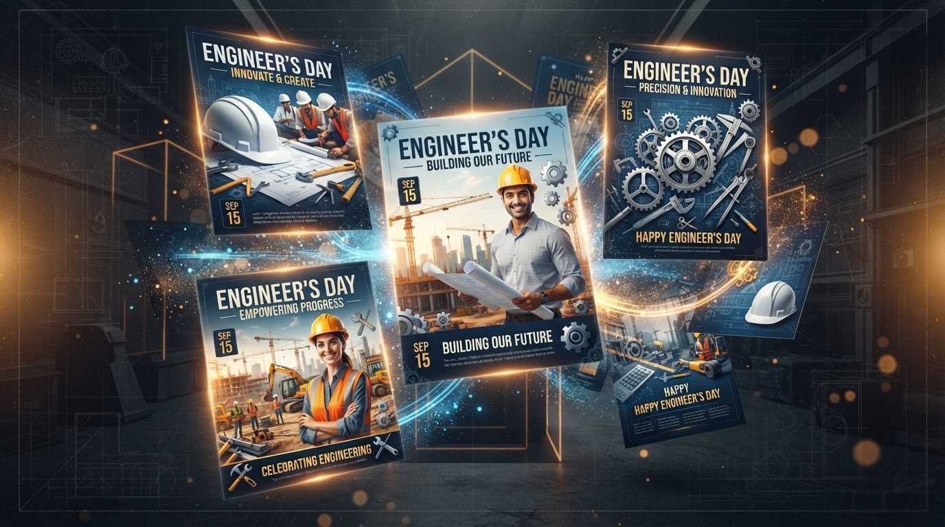 Generate limitless Engineer's Day poster ideas with AI