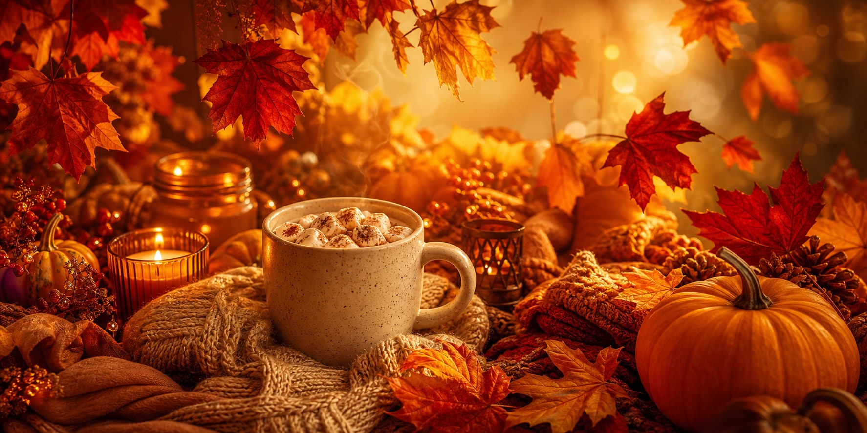 Master autumn aesthetic with fall AI photos prompt