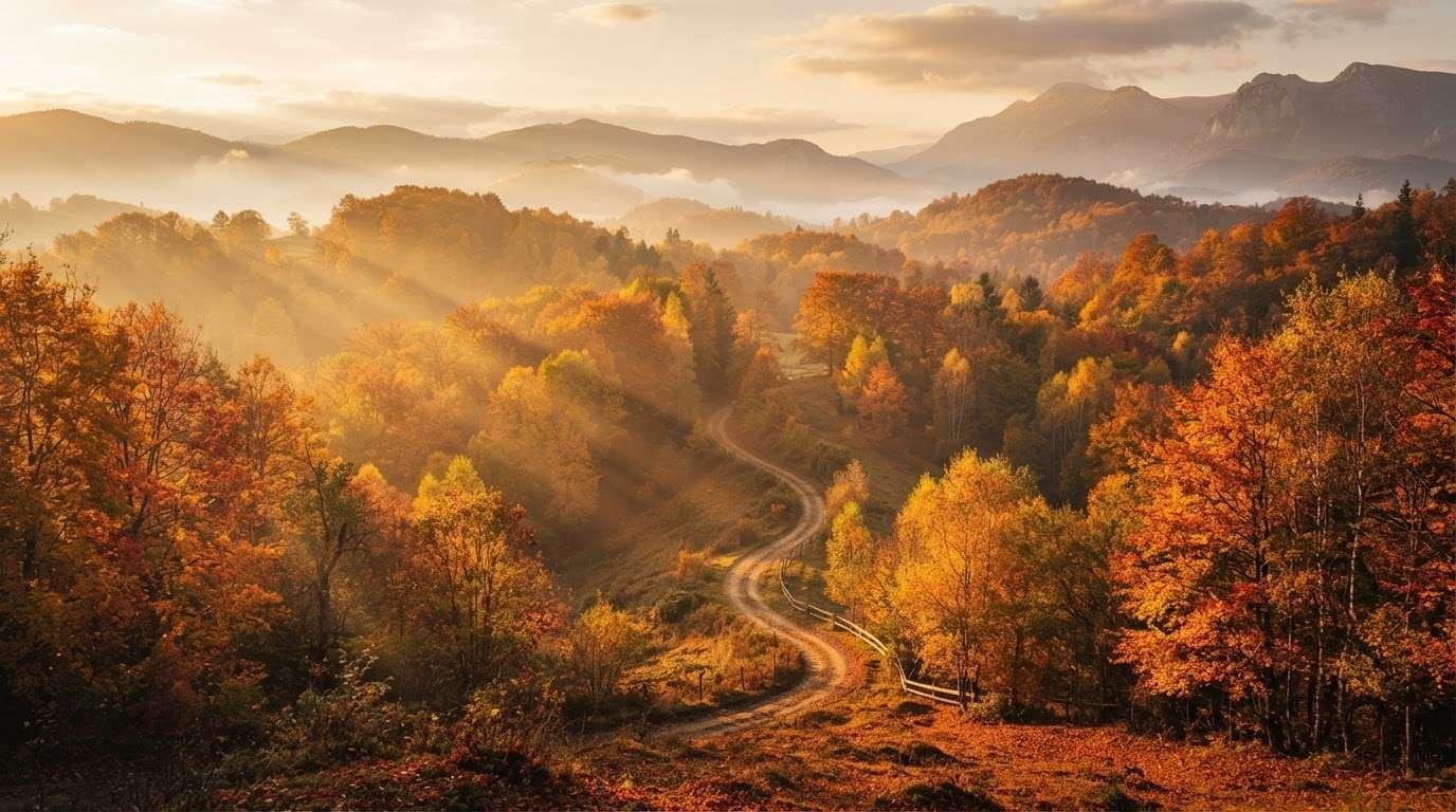 Advanced AI models for fall landscape wallpapers