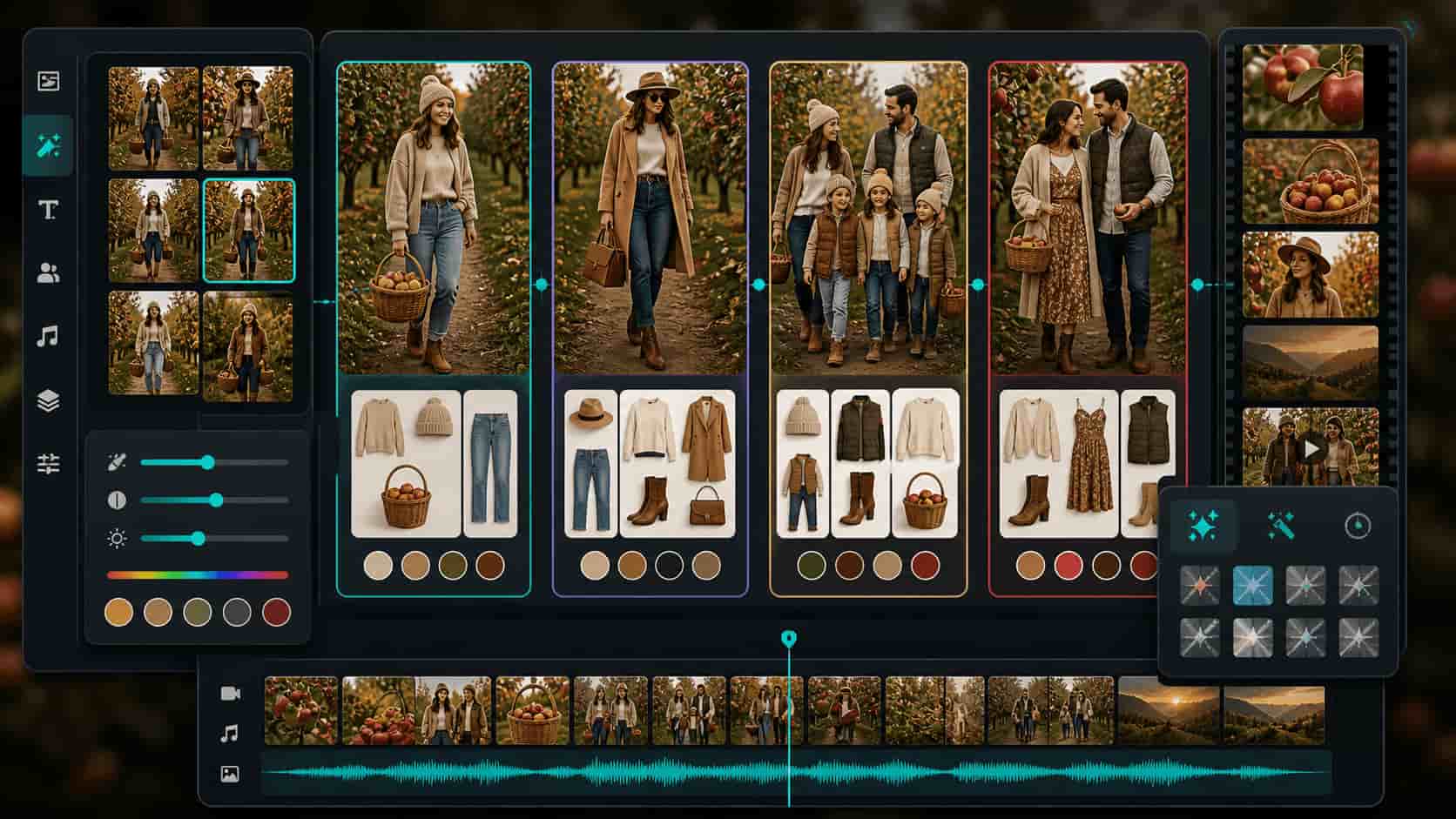 Remix orchard outfits for different fall moods